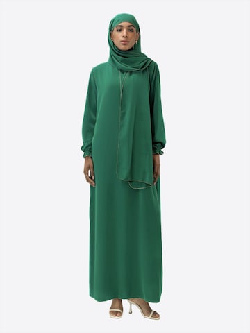 Robe Elara en vert : devant