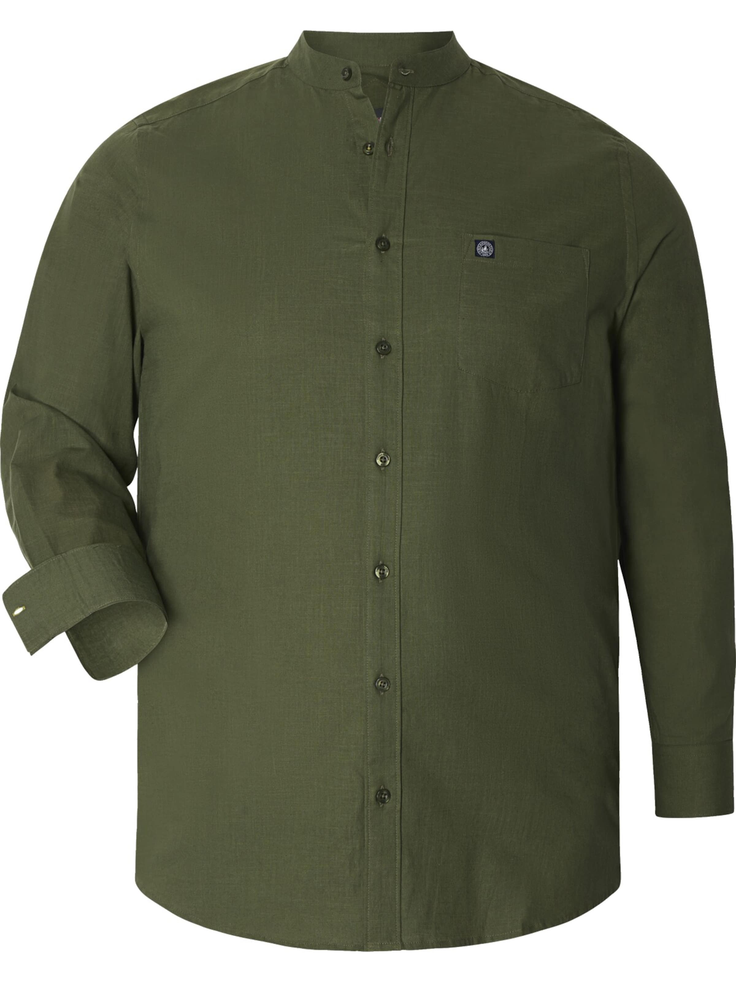 Jan Vanderstorm Comfort fit Button Up Shirt 'Kallu' in Green: front