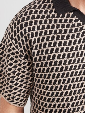 JACK & JONES Pulover 'JJHUDSON' | črna barva