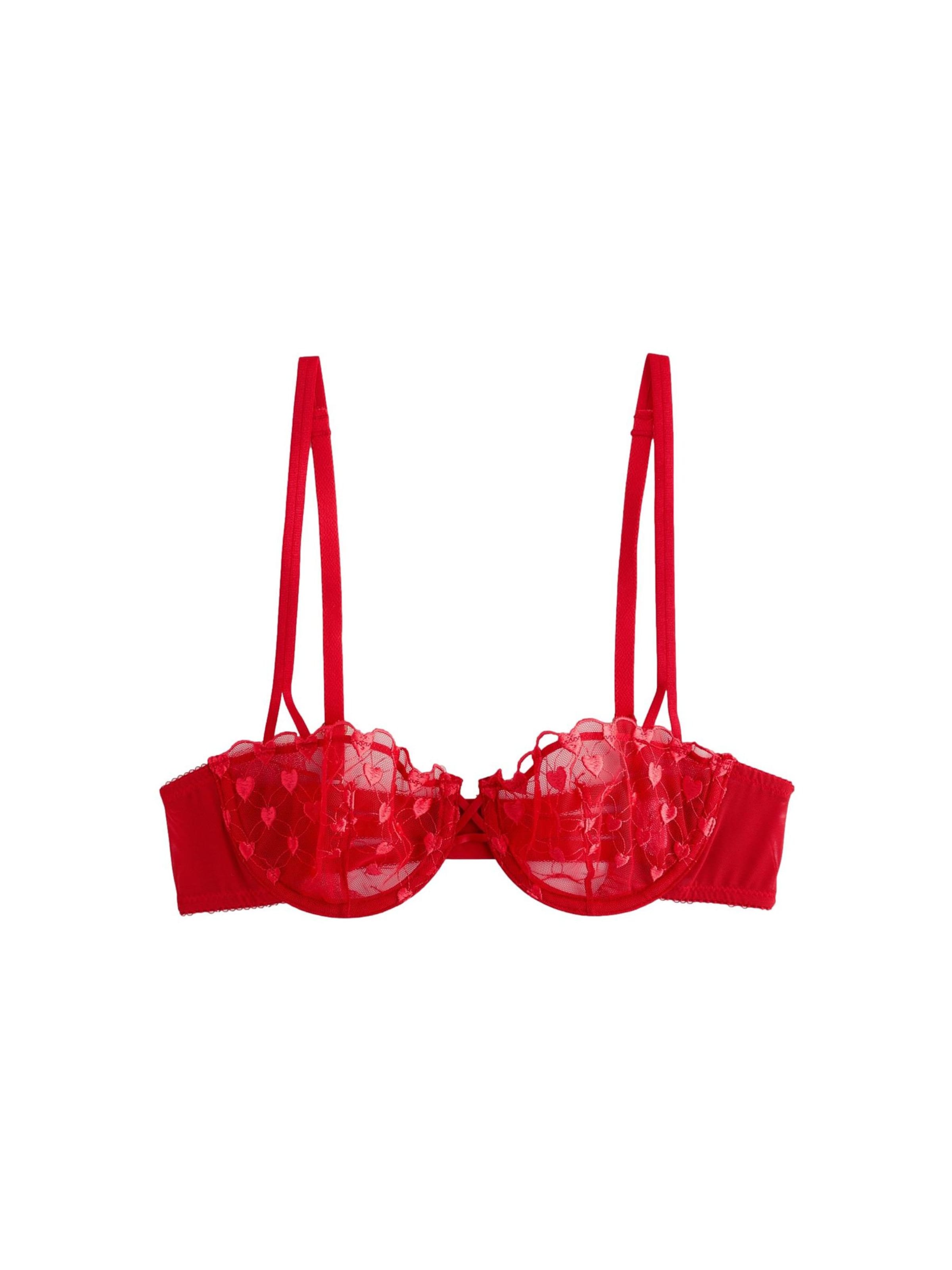 Next Balconette BH 'Premium' in Rood: voorkant