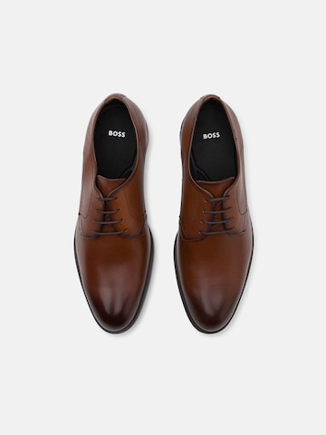 BOSS Buty sznurowane 'Tayil' w kolorze brązowy