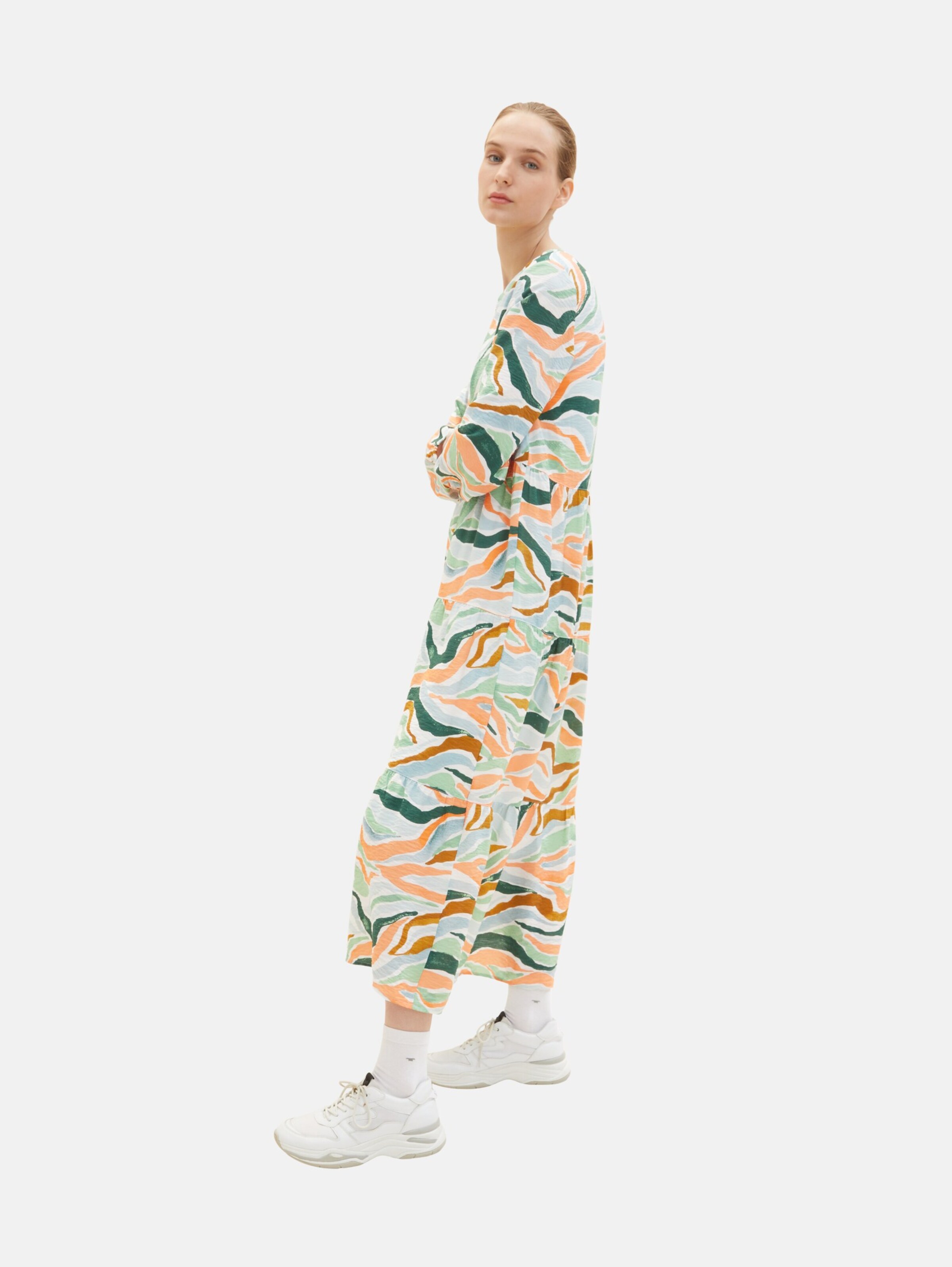 TOM TAILOR Dress in Mixed Colors ABOUT YOU