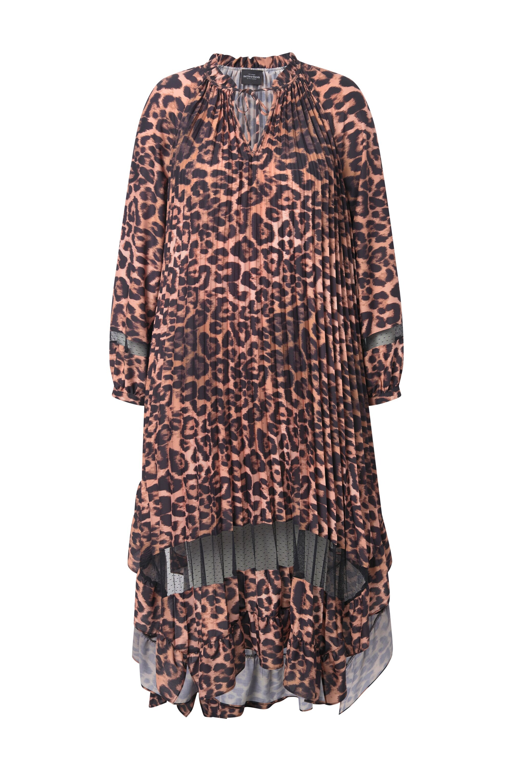 Ulla Popken Dress in Nude / Brown / Chocolate, Item view