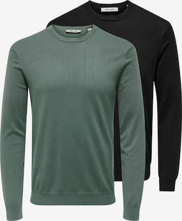 Only & Sons Pullover 'Wyler' in Grün: Vorderseite