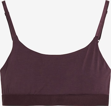 Bustier Soutien-gorge ' TOVAA ' ARMEDANGELS en violet : devant