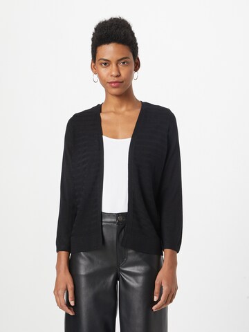 QS Knit cardigan in Black: front