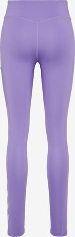 Hummel Skinny Workout Pants 'Chipo' in Purple