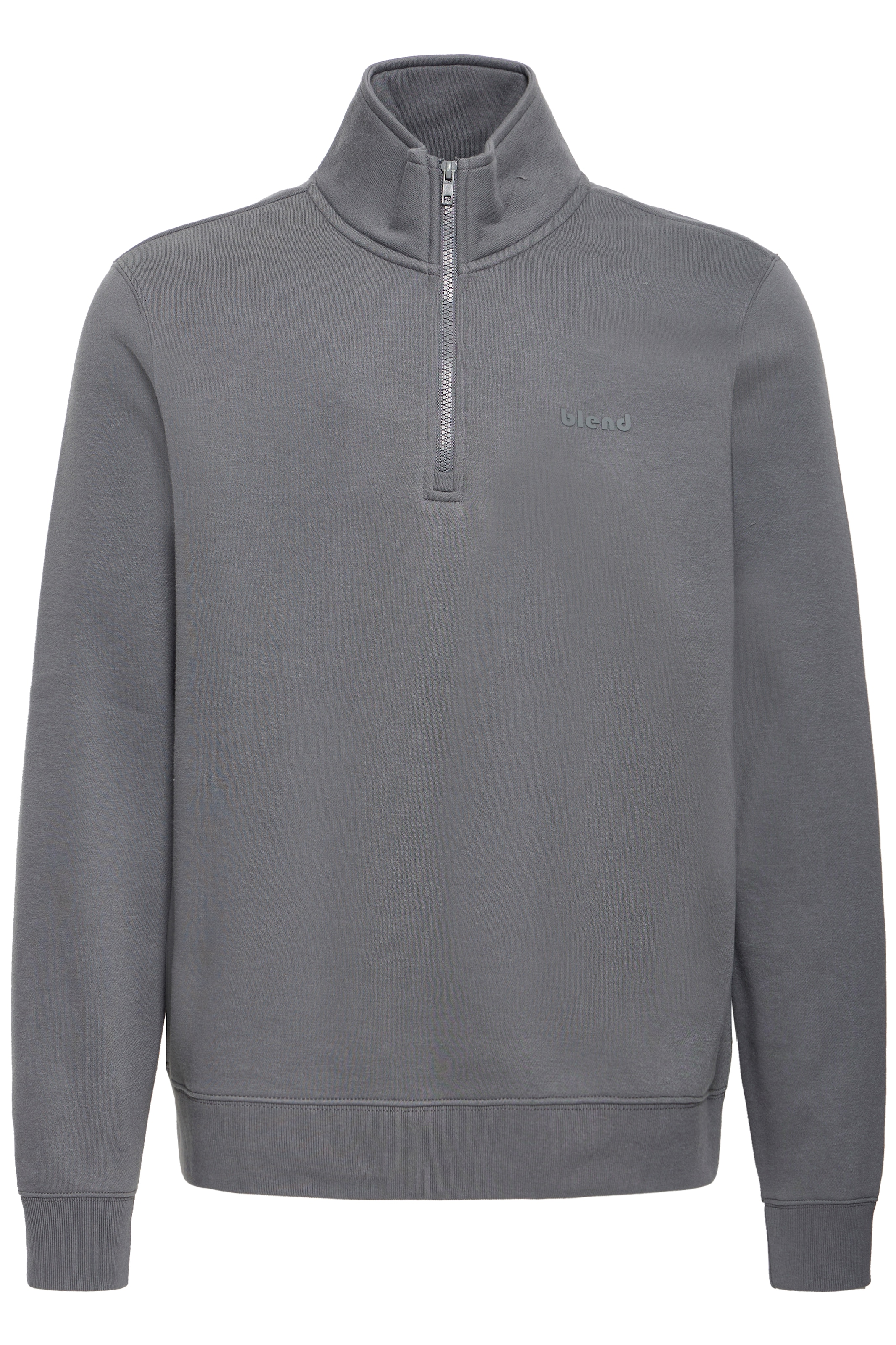 BLEND Sweatshirt 'BHDOWNTON' in Grijs: voorkant