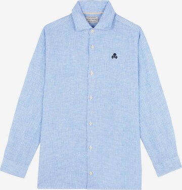 Coupe regular Chemise Scalpers en bleu : devant