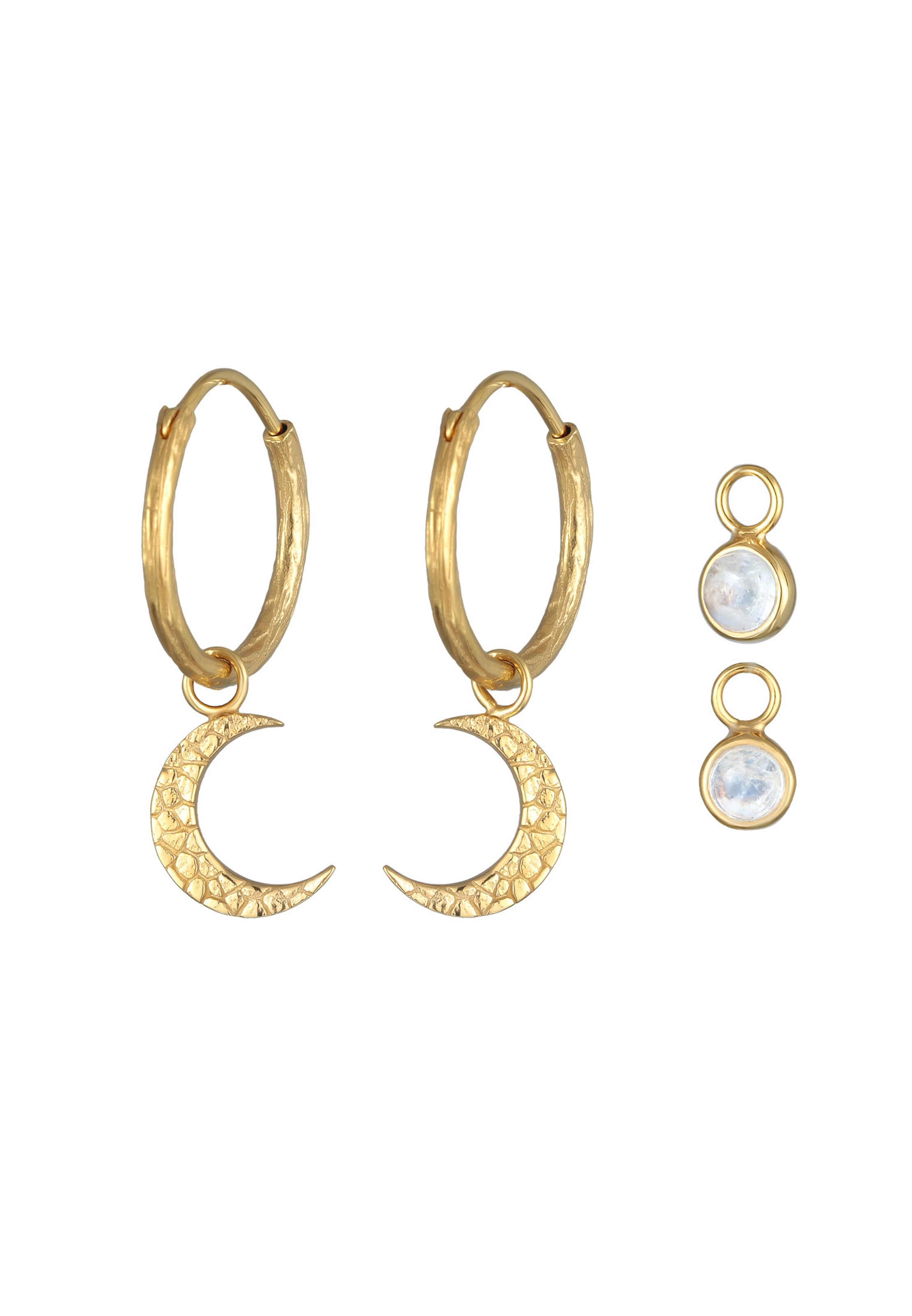 ELLI PREMIUM Ohrringe in Gold: Vorderseite