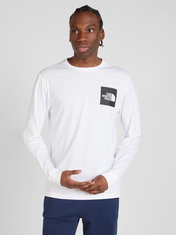 THE NORTH FACE Koszulka 'FINE' w kolorze biały: przód