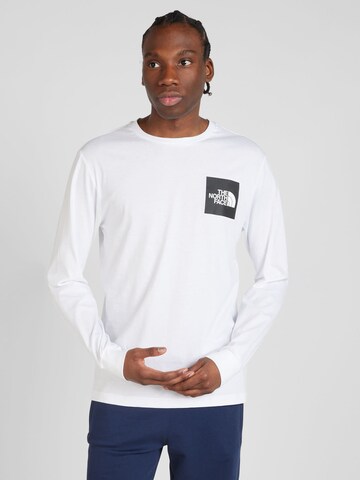 THE NORTH FACE T-shirt 'FINE' i vit: framsida