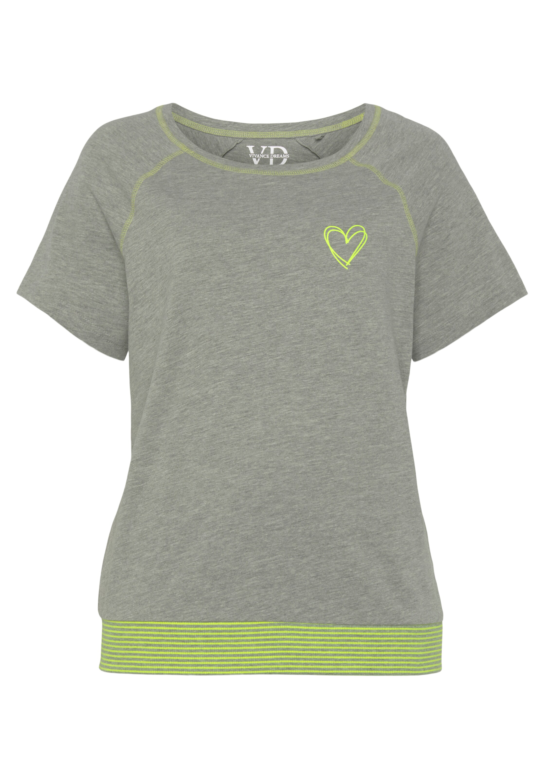 VIVANCE Kort pyjamas i grå