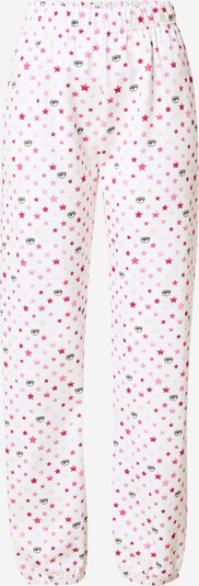 Pantaloni 'FELPA' Chiara Ferragni pe albastru deschis / maro închis / fucsia / roz deschis / alb, Vizualizare produs