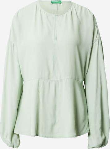 UNITED COLORS OF BENETTON Blouse in Groen: voorkant