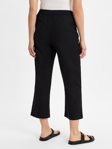 Franco Callegari Wide Leg Hose in Schwarz