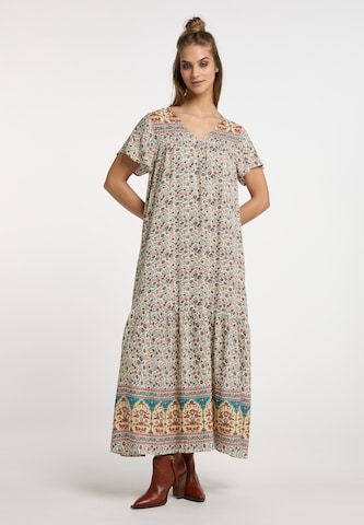 usha FESTIVAL Summer Dress in Beige