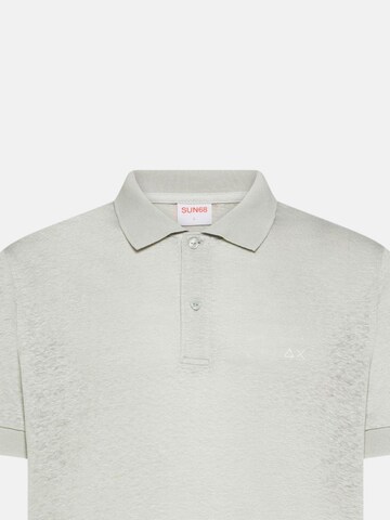 T-Shirt 'POLO JERSEY LINEN S/S' SUN68 en gris