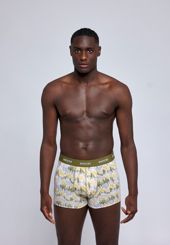 SNOCKS Boxer shorts in Green: front