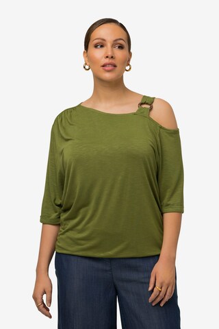 Ulla Popken Shirt in Groen: voorkant