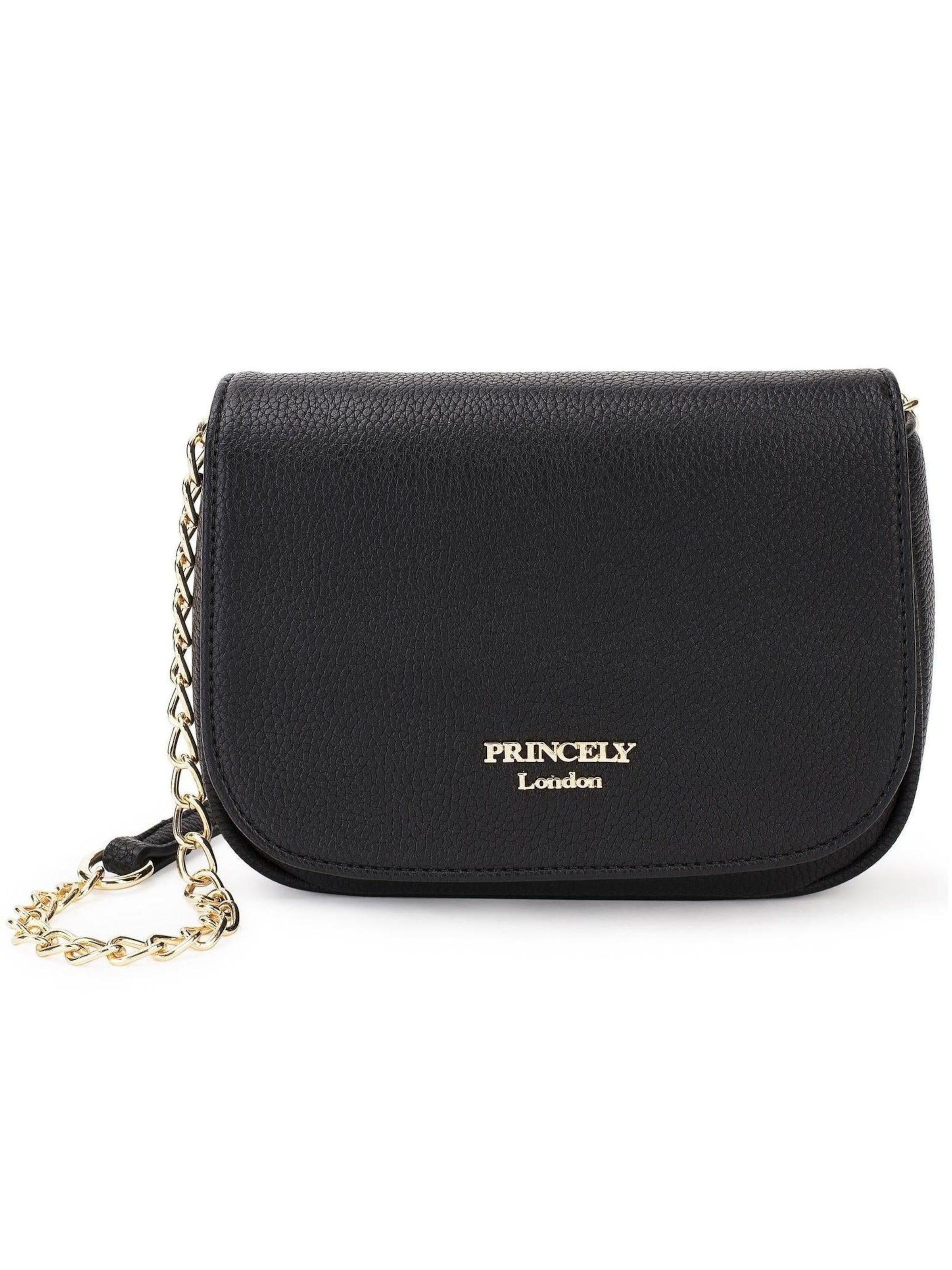 Sac à bandoulière 'Betty' Princely London en noir : devant