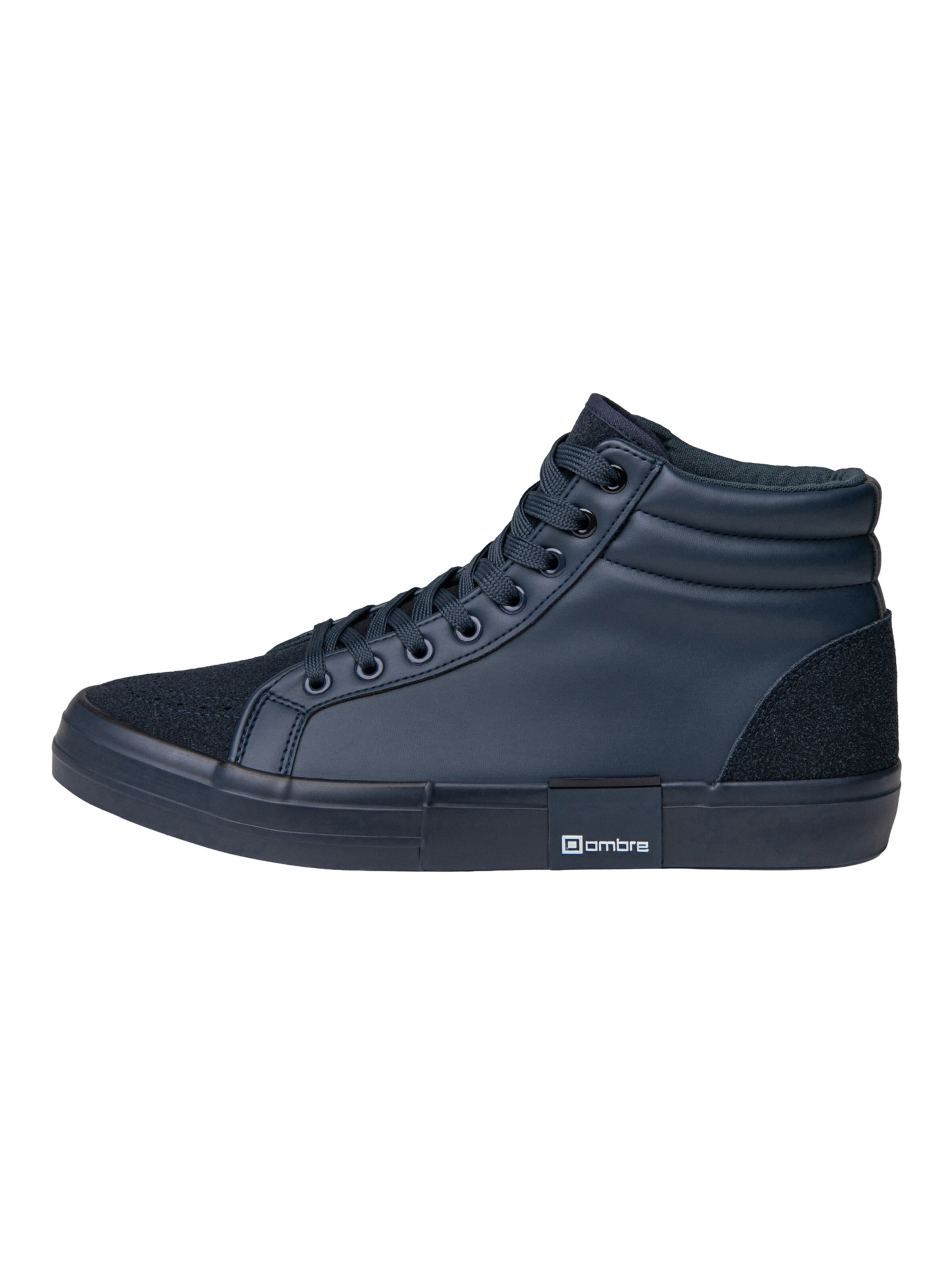 Ombre Sneakers hoog in Blauw: voorkant