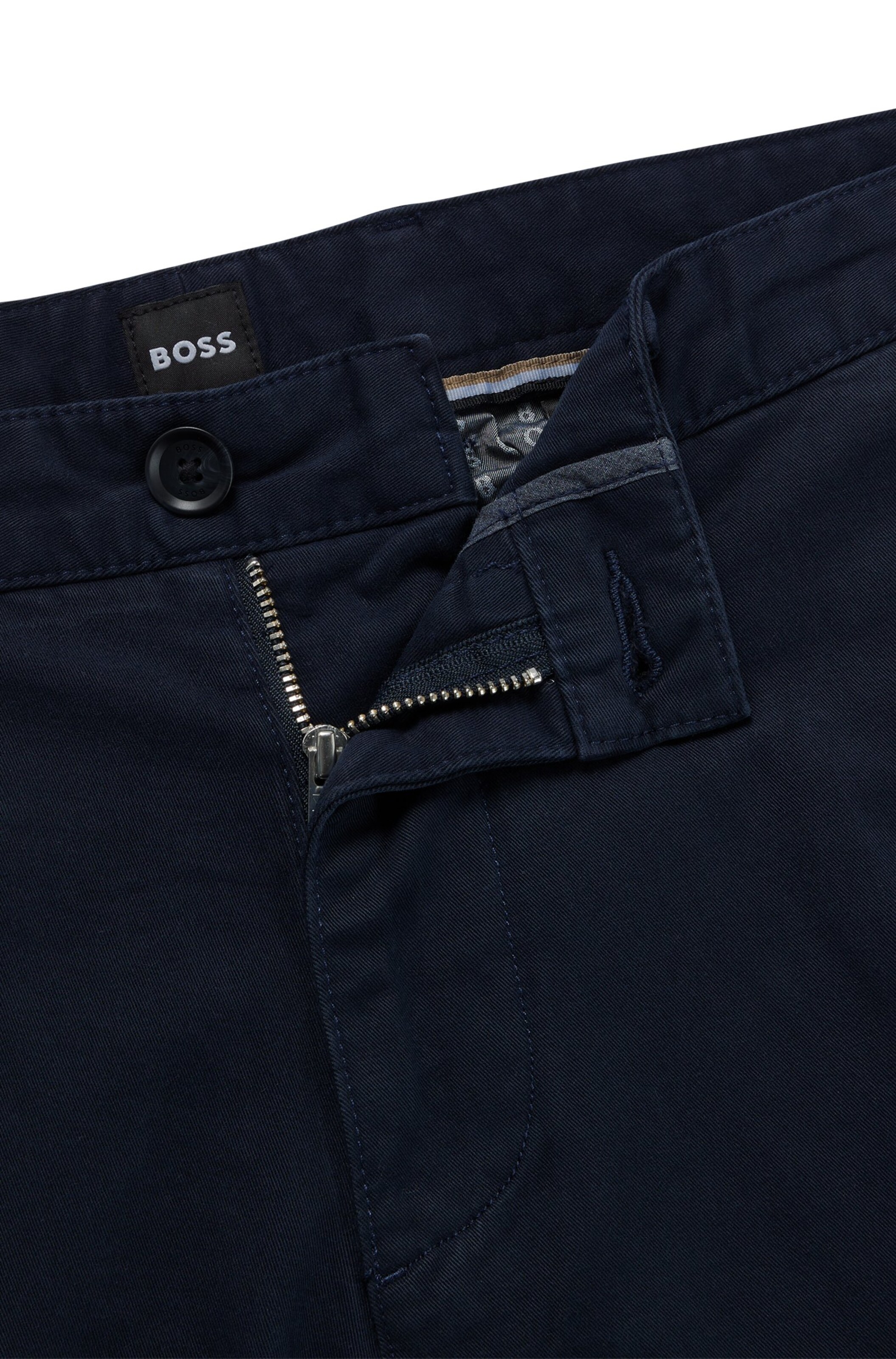BOSS - regular Pantalón chino 'Crigan3-D' en azul