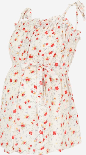 MAMALICIOUS Bluza 'MLORA' u zelena / crvena / bijela, Pregled proizvoda