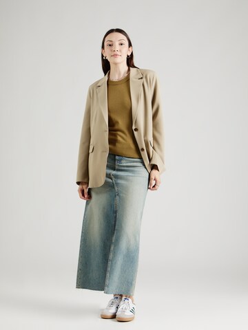 ICHI - Pullover 'IH BOSTON' em verde