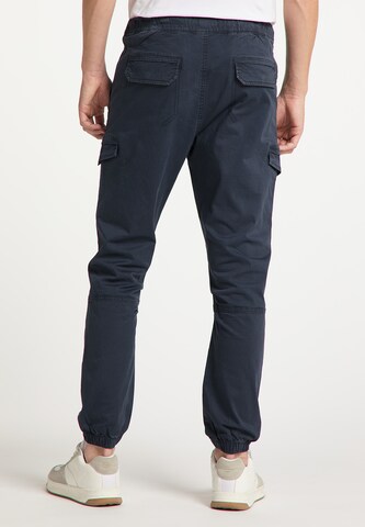 DREIMASTER Tapered Chinohose 'Watley' in Blau