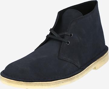 Clarks Originals Chukka Boots 'Desert' in Blauw: voorkant