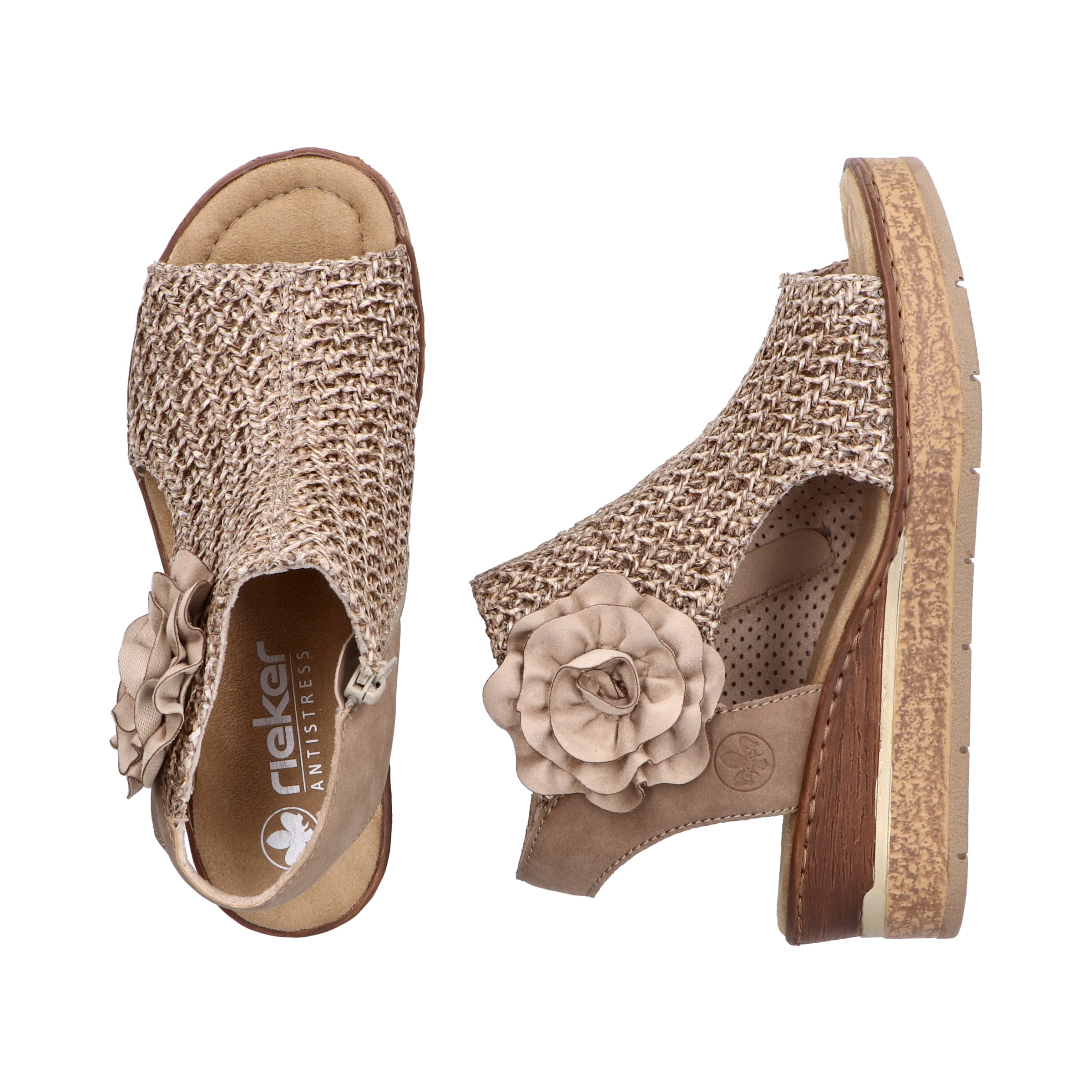 Sandales Rieker en marron