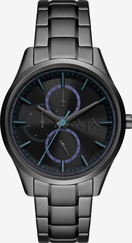 ARMANI EXCHANGE Analoguhr in Schwarz: predná strana