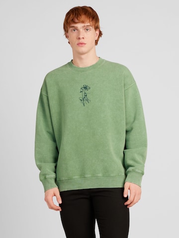 TOPMAN Sweatshirt i grön: framsida