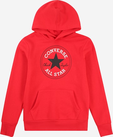 Felpa di CONVERSE in rosso: frontale
