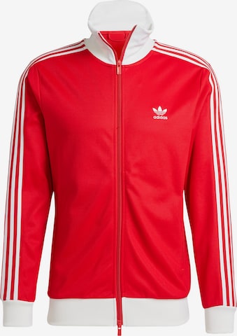 ADIDAS ORIGINALS Sweatjacke 'Adicolor Classics Beckenbauer' in Rot: predná strana