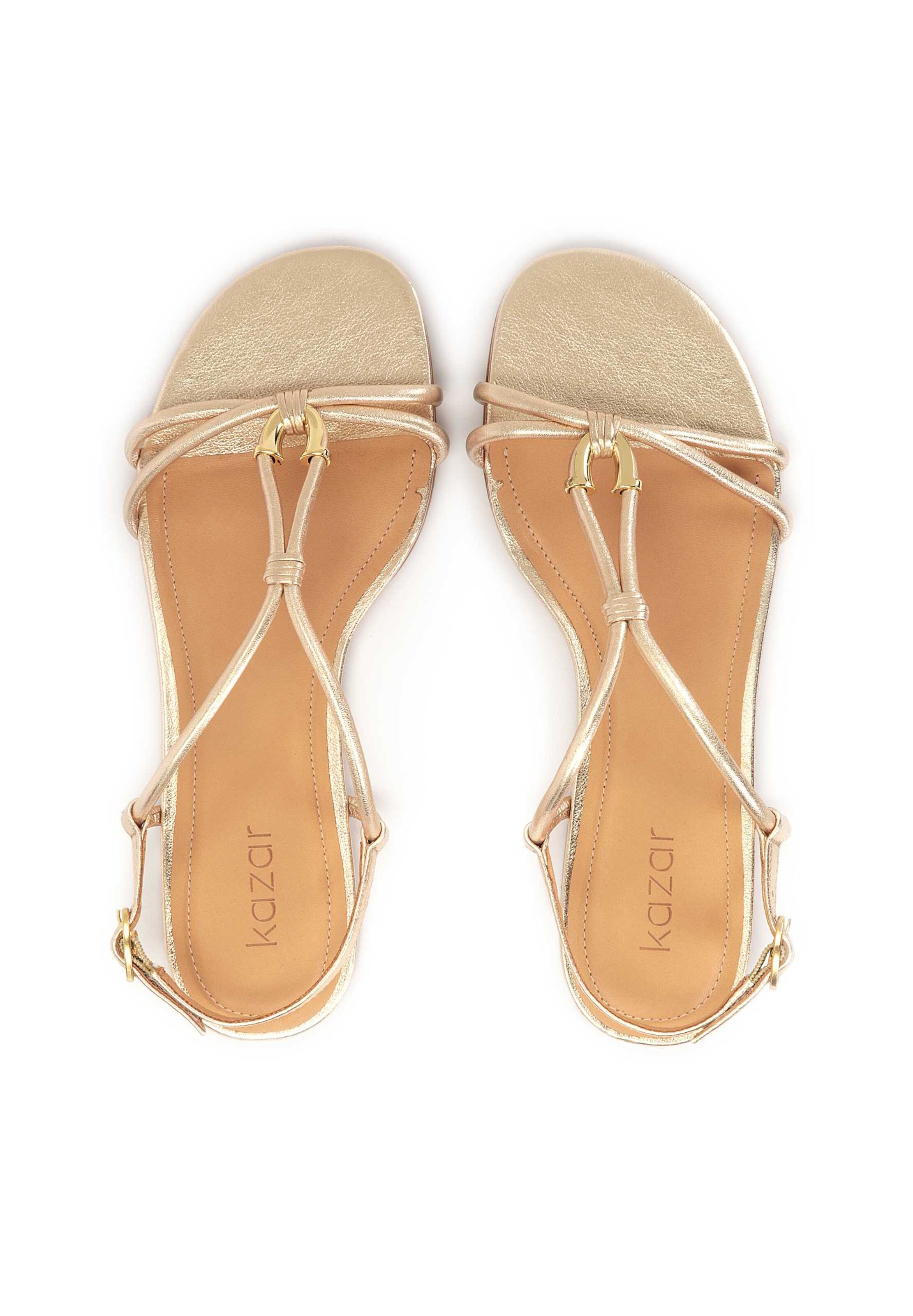auksinė Kazar Sandalai