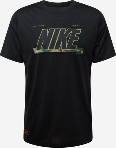NIKE Toiminnallinen paita värissä ruskea / vihreä / musta / valkoinen, Tuotenäkymä