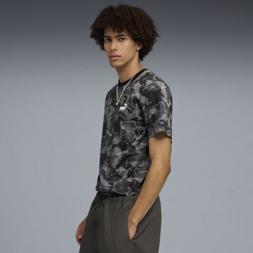 PUMA Shirt 'Camo' in Grijs: voorkant
