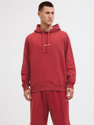 Sweat-shirt 'JORNORREBRO' JACK & JONES en rouge : devant