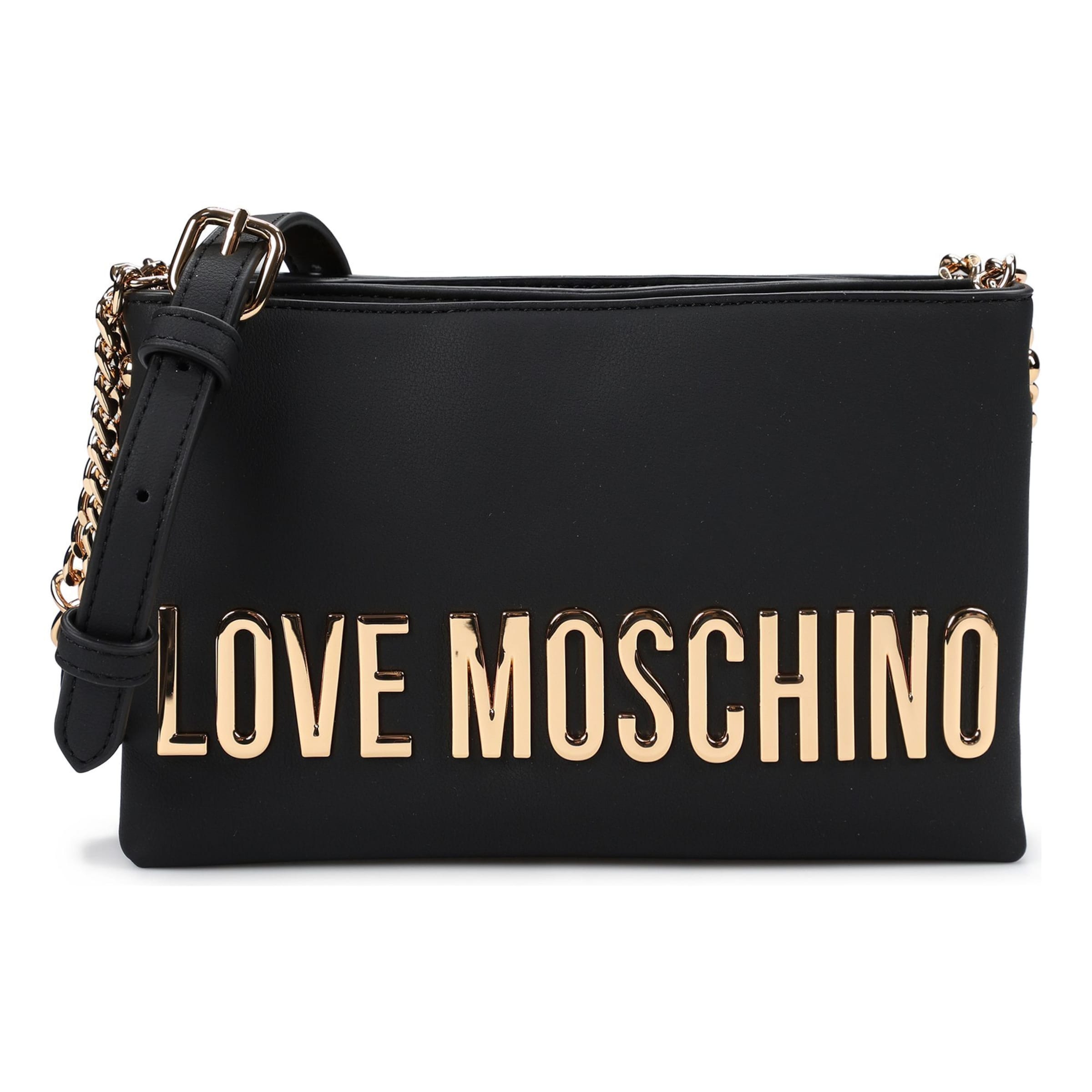 Sac à bandoulière 'Bold Love' Love Moschino en noir : devant