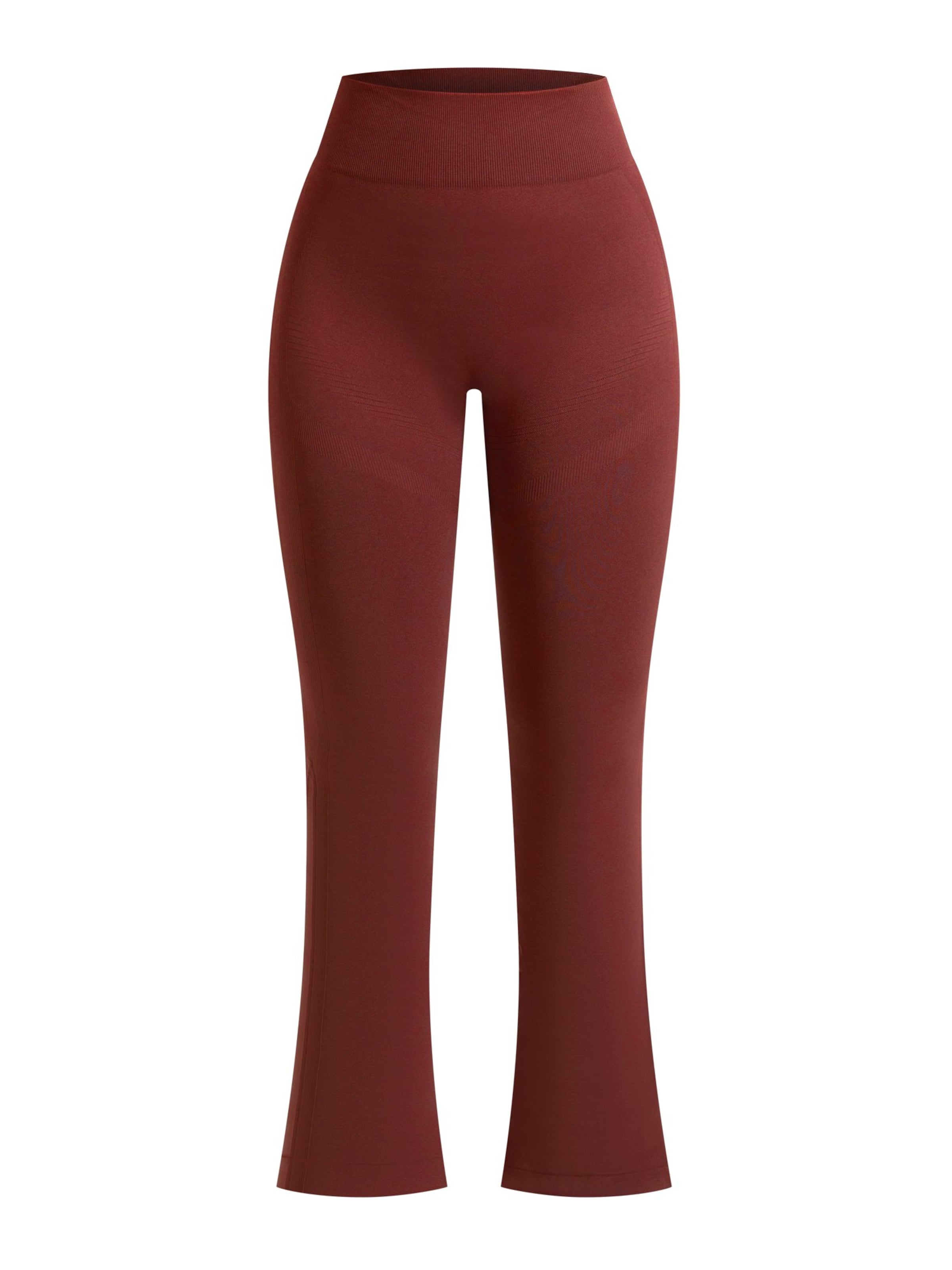 évasé Leggings Smilodox en rouge : devant