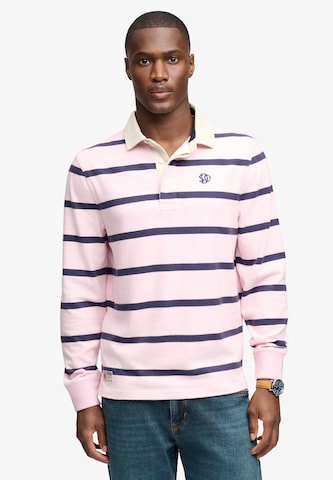 Superdry & Co Shirt 'Athletic' in Pink: front