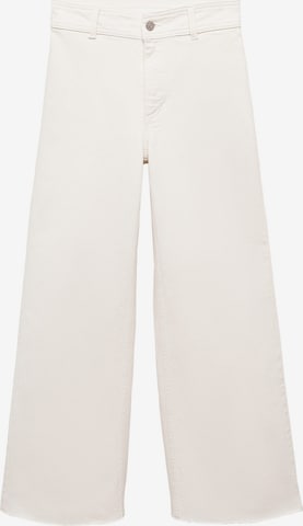 MANGO Loosefit Jeans 'CATHERIN' i beige: framsida