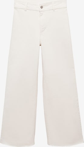 MANGO Loose fit Jeans 'CATHERIN' in Beige: front