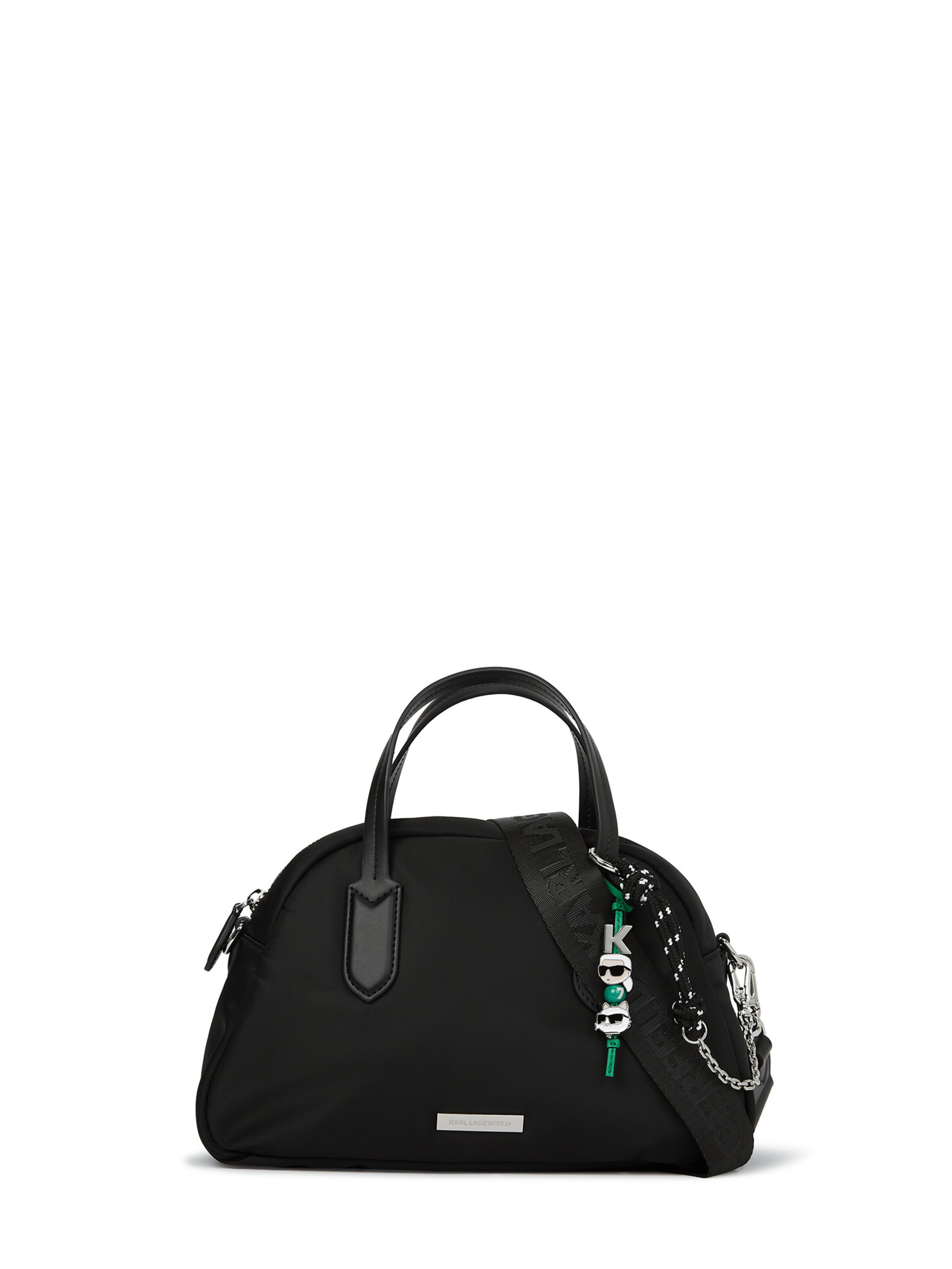 Karl Lagerfeld - Malas de tiracolo 'Ikon' em preto: frente