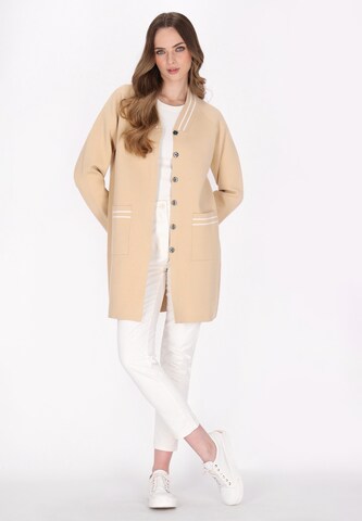 DreiMaster Maritim Gebreid vest in Beige