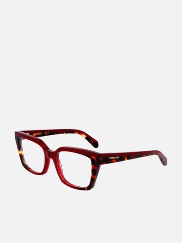 FERRAGAMO Zonnebril 'Ferragamo SF3010 Opaline burgundy/red tortoise 52/19/140 WOMAN Eyewear Frame' in Rood: voorkant