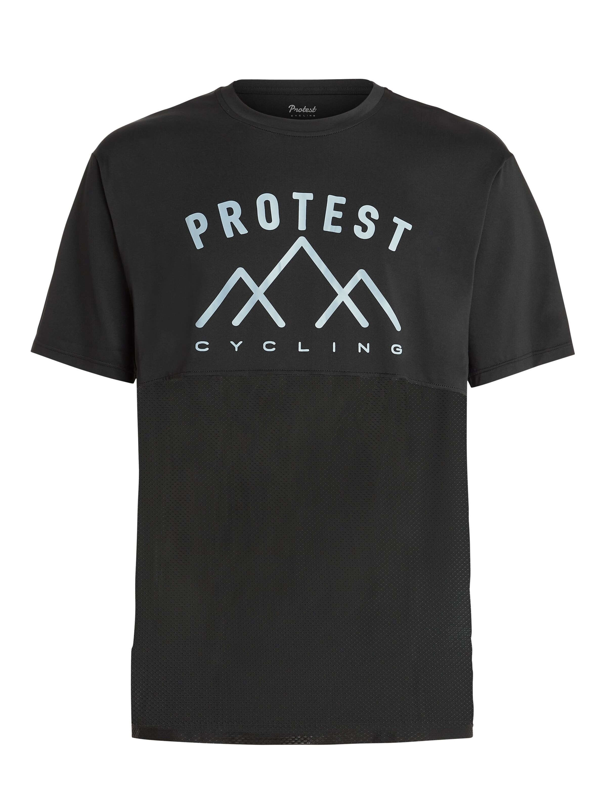 PROTEST Functioneel shirt 'PRTCORNET' in Zwart: voorkant