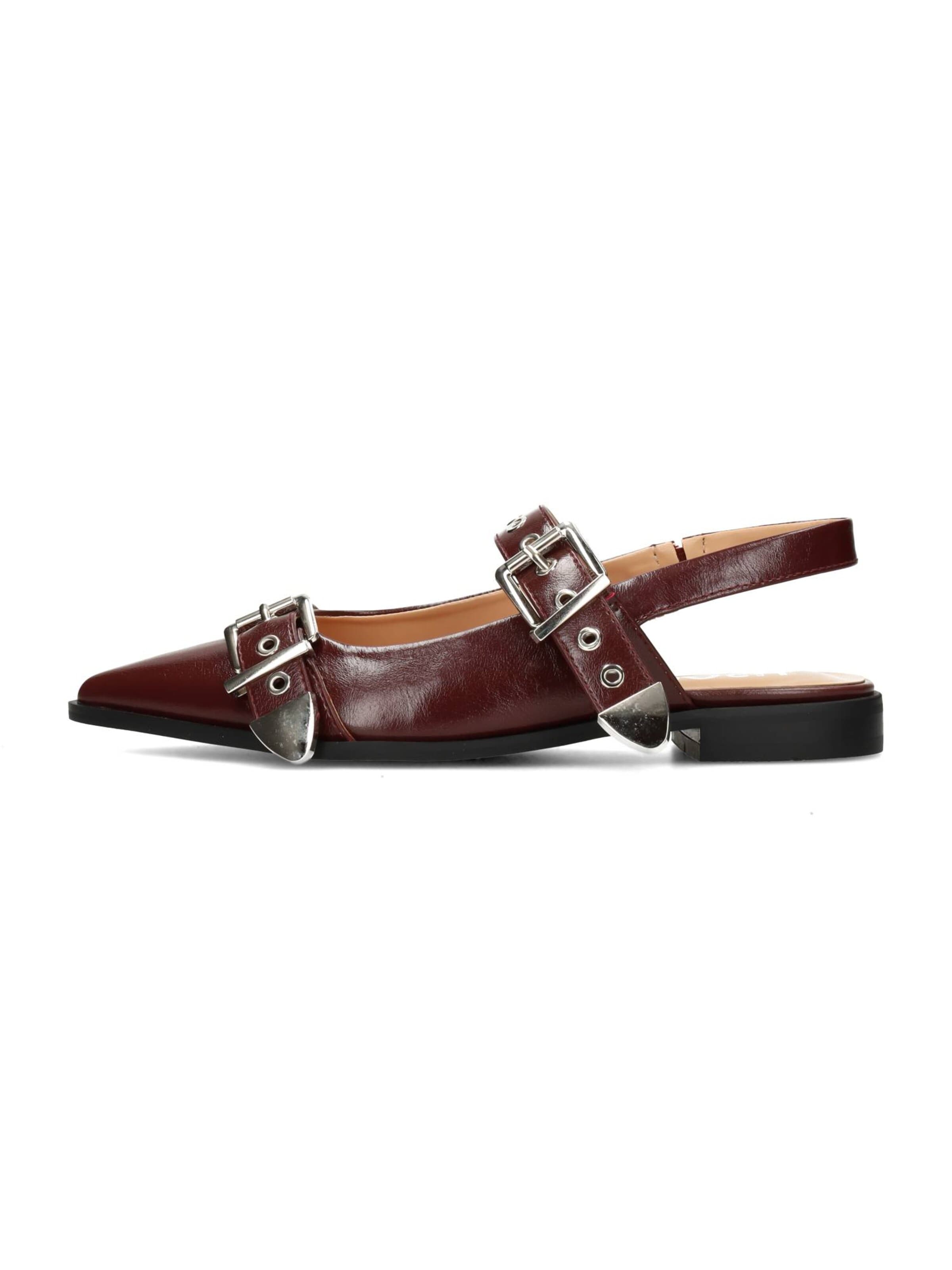 POSH by Poelman Sandaal 'Julia' in Bruin: voorkant